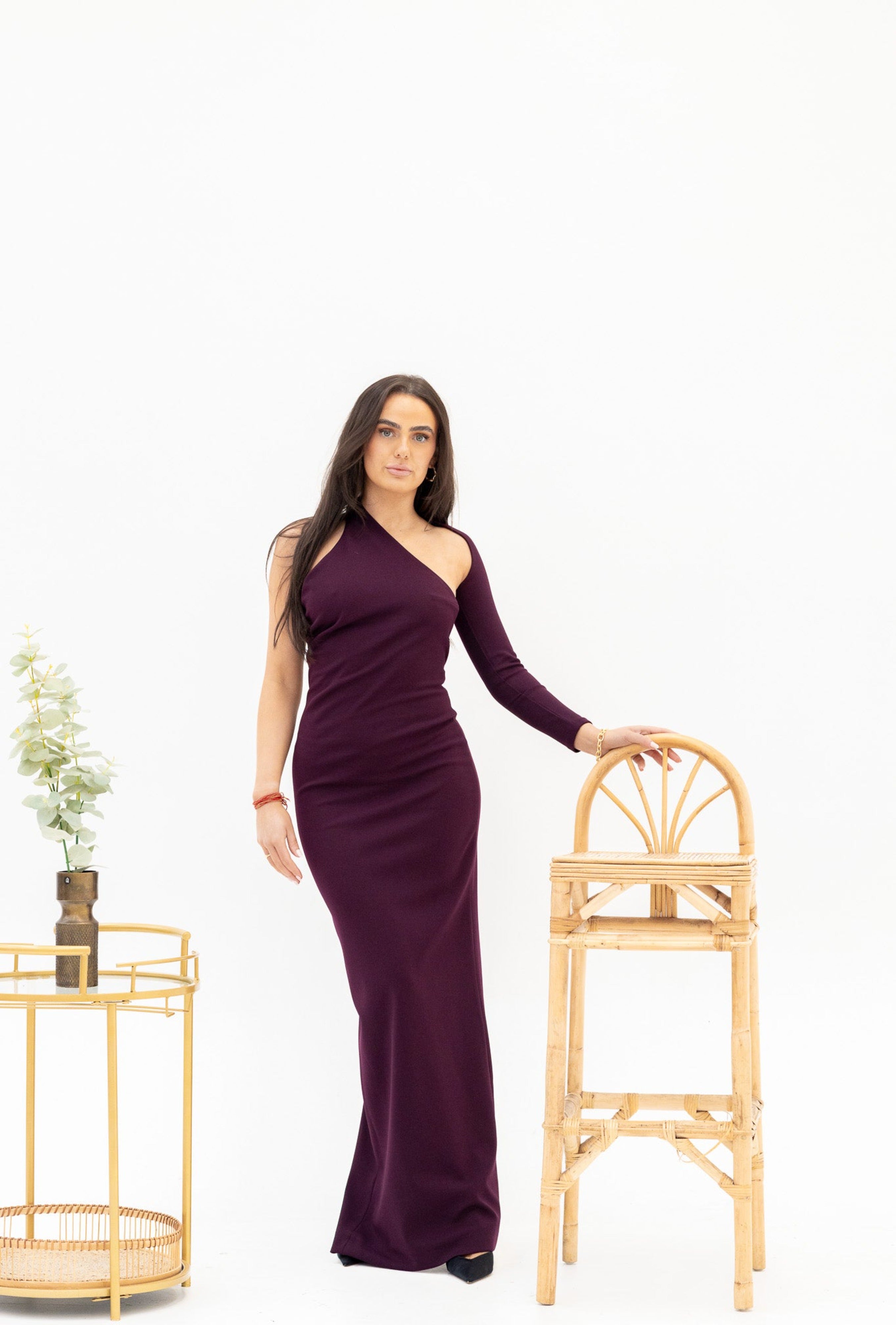 Maeve Column Gown