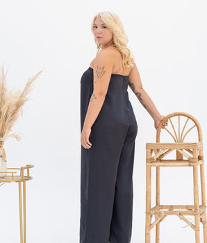 Silky Wide Leg Jumpsuit