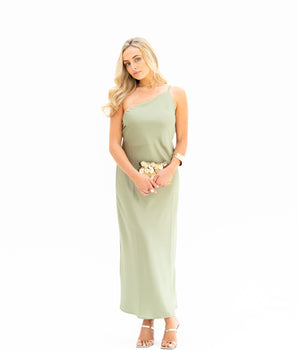 Reformation Olesia Silk Dress