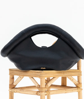 Cult Gaia Oversized Black Clutch