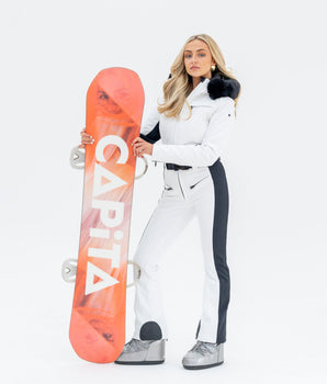 Goldbergh - Belted Ski Suit in White