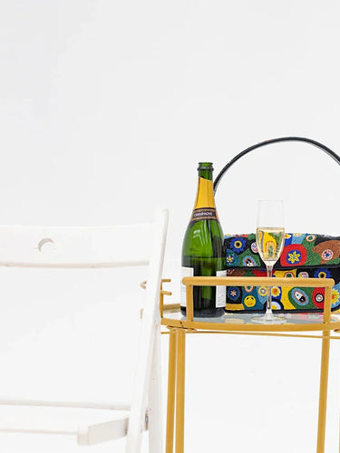 accessories placed on a chair