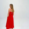 Verona Dress in Red - Drobey